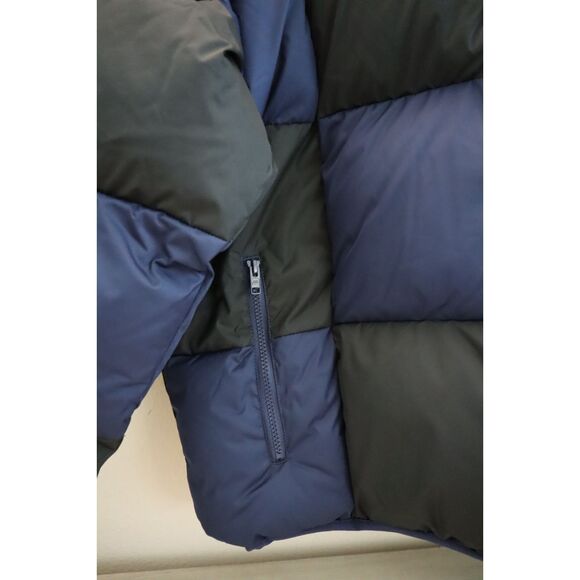 Nike FZ0865-410 Men's Sz XL Blue/Black Checkered Therma-FIT Puffer Jacket - Picture 9 of 16